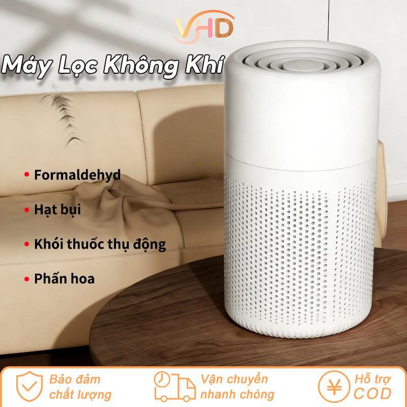 Máy Lọc Không Khí Mini Cao Cấp, Lọc Bụi Mịn Khử Mùi, Diệt Khuẩn Tạo Ion Âm Cho Không Gian Sống Trong Lành