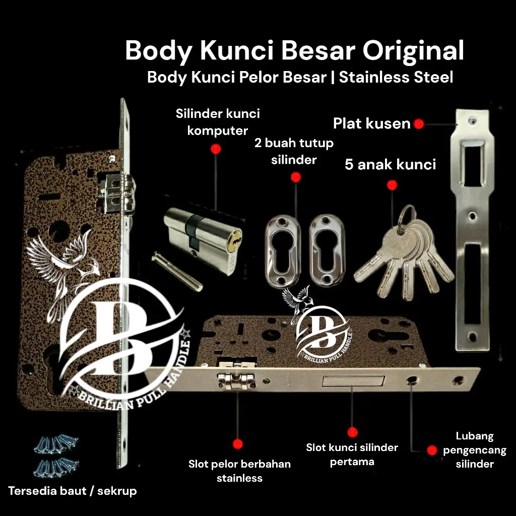Body Kunci Puler / Kunci Pelor - Bahan Stainless