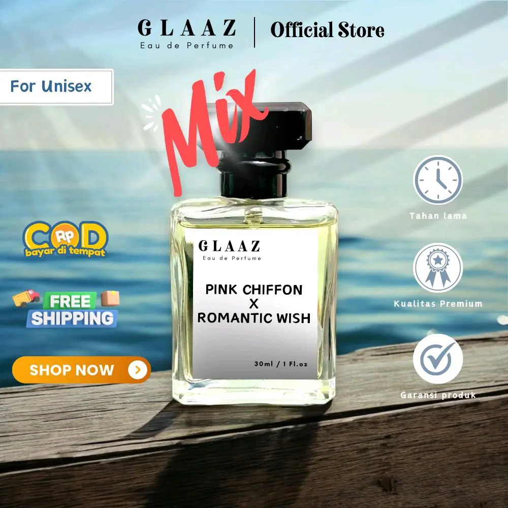 Pink Chiffon X Romanwish by Glaaz Parfum - Aroma Wanita