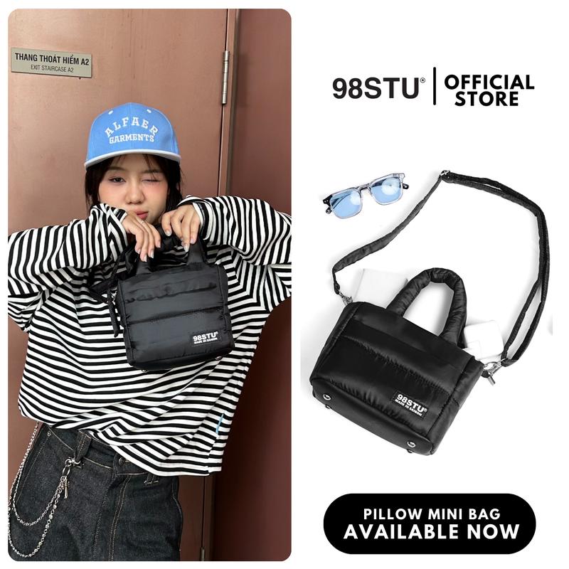 [ Deal mở bán ] Túi đeo chéo Pillow Mini bag 98stu chần bông êm vai