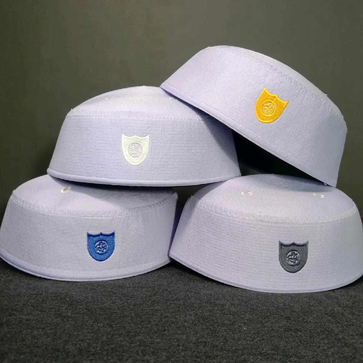 Peci Malaysia Putih Logo Kualitas Premium Kopiah Pria Muslim