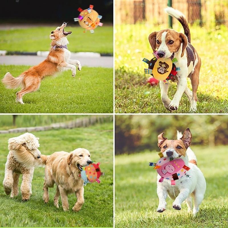 Dog Toys / Bola Mainan Anjing Dan Kucing / Mainan Boneka Jingle Ball Anjing Kucing / Interactive Pet Toy 2