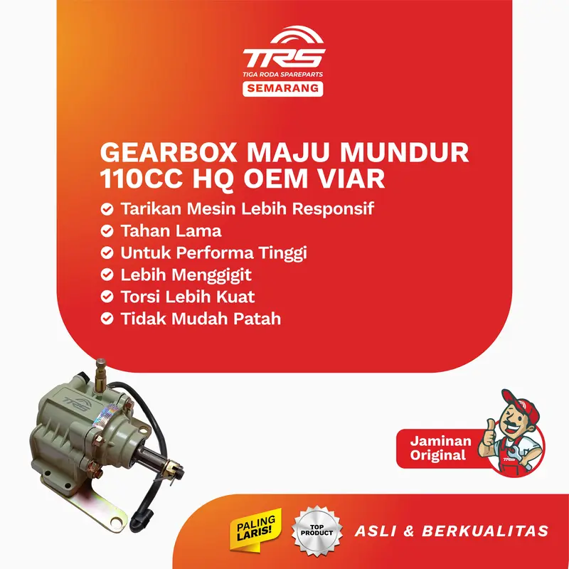 TRS Gearbox Maju Mundur Oem Viar 100cc Gearbox Motor Roda Tiga Viar Karya Bit Tossa Pico Nozomi Srikandi Happy 125cc Pnp Modifikasi Motor Bebek Spareparts Original TRS SEMARANG 1