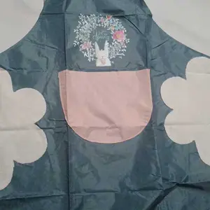 BISA COD H5296 Celemek Anti Air Bahan Kain / Celemek Apron Masak Karakter Anti Air Anti Minyak Tali Waterproof