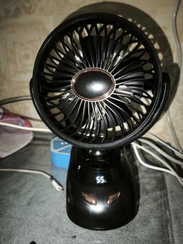 Product Review of Youcomm 15000 mAh Kipas Angin USB Clip Mini Fan Rotating Kipas Angin Meja Mini Jepit Portable LED Display Portable Fan Aromaterapi Kipas Angin N33 from H**Y 0