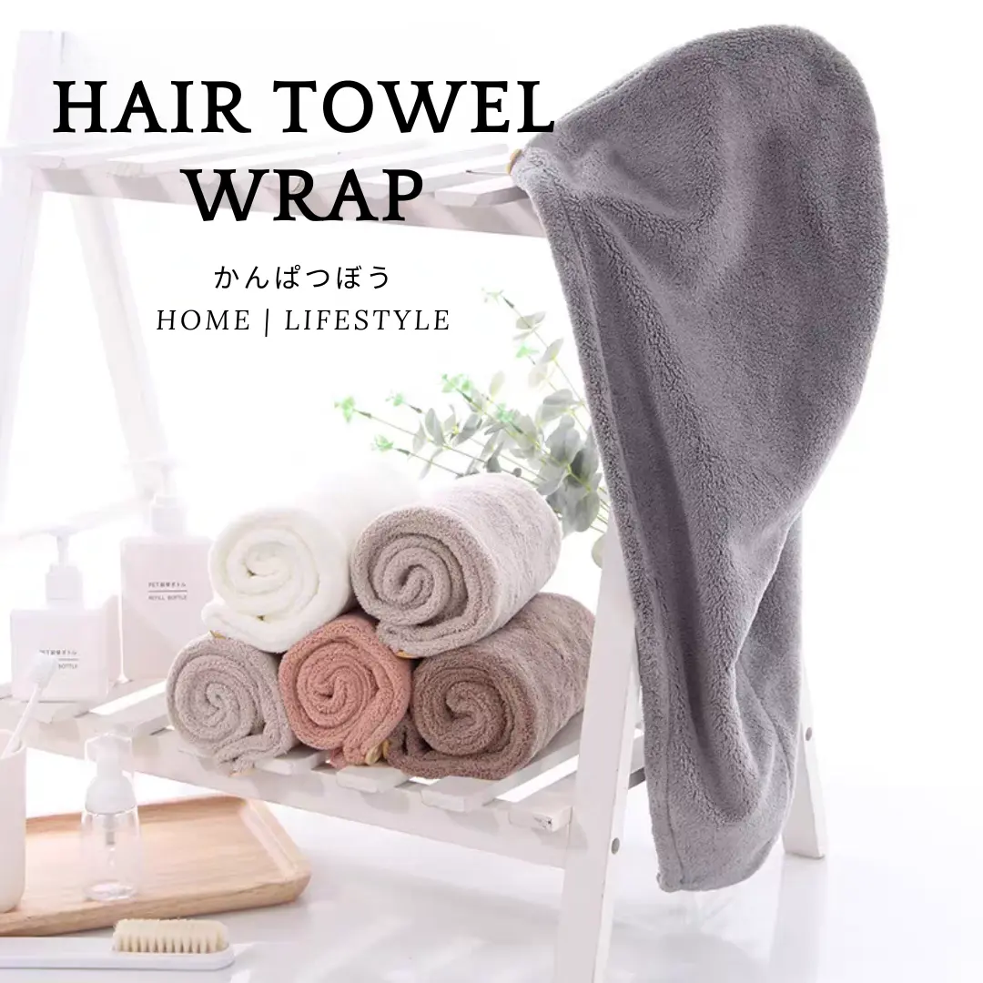 Quick Dry Head Shower Cap Towel Hair Wrap Soft Microfiber Bath