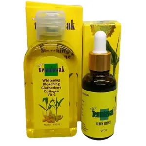 Paket Toner Dan Serum Temulawak Facial Perawatan Pencerah Wajah Hitam Pelembab Vitamin Muka Memudarkan Mencerahkan Kerutan Membersihkan Memutihkan Mengencangkan Aging