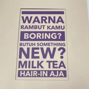 [FREE] Flyer Cara pakai Semir Rambut Miranda