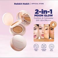 Gambar FLASH SALE  Rabbit Habit Moon Glow 2-in-1 Cushion Foundation + Concealer - Ecru & Porcelain dari Rabbit Habit Kota Administrasi Jakarta Barat 1 Tokopedia