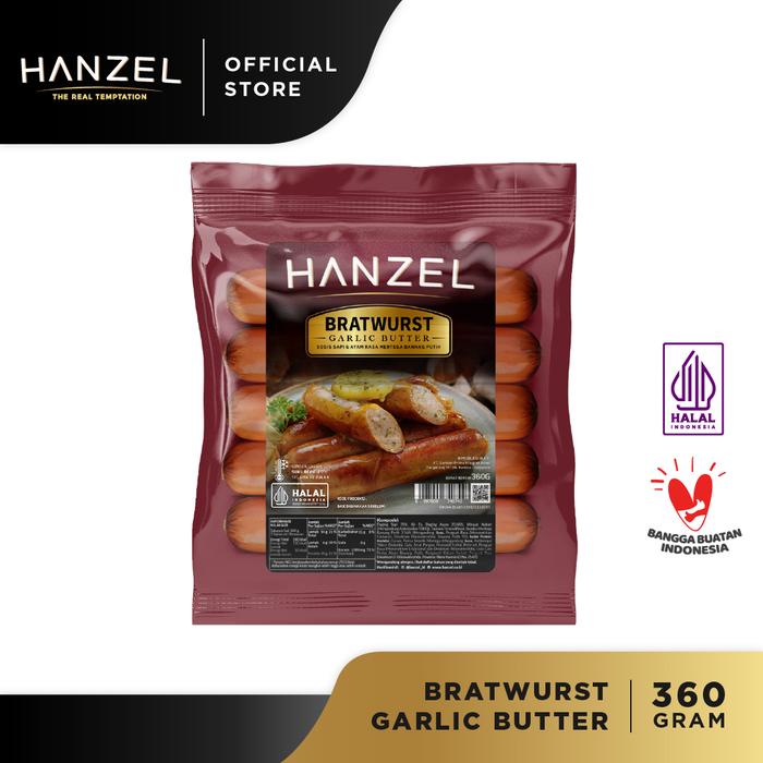 Gambar Sosis Hanzel Bratwurst Garlic Butter 360 gram (isi 5 pcs) dari Sumber Selera Official Kota Tangerang Tokopedia