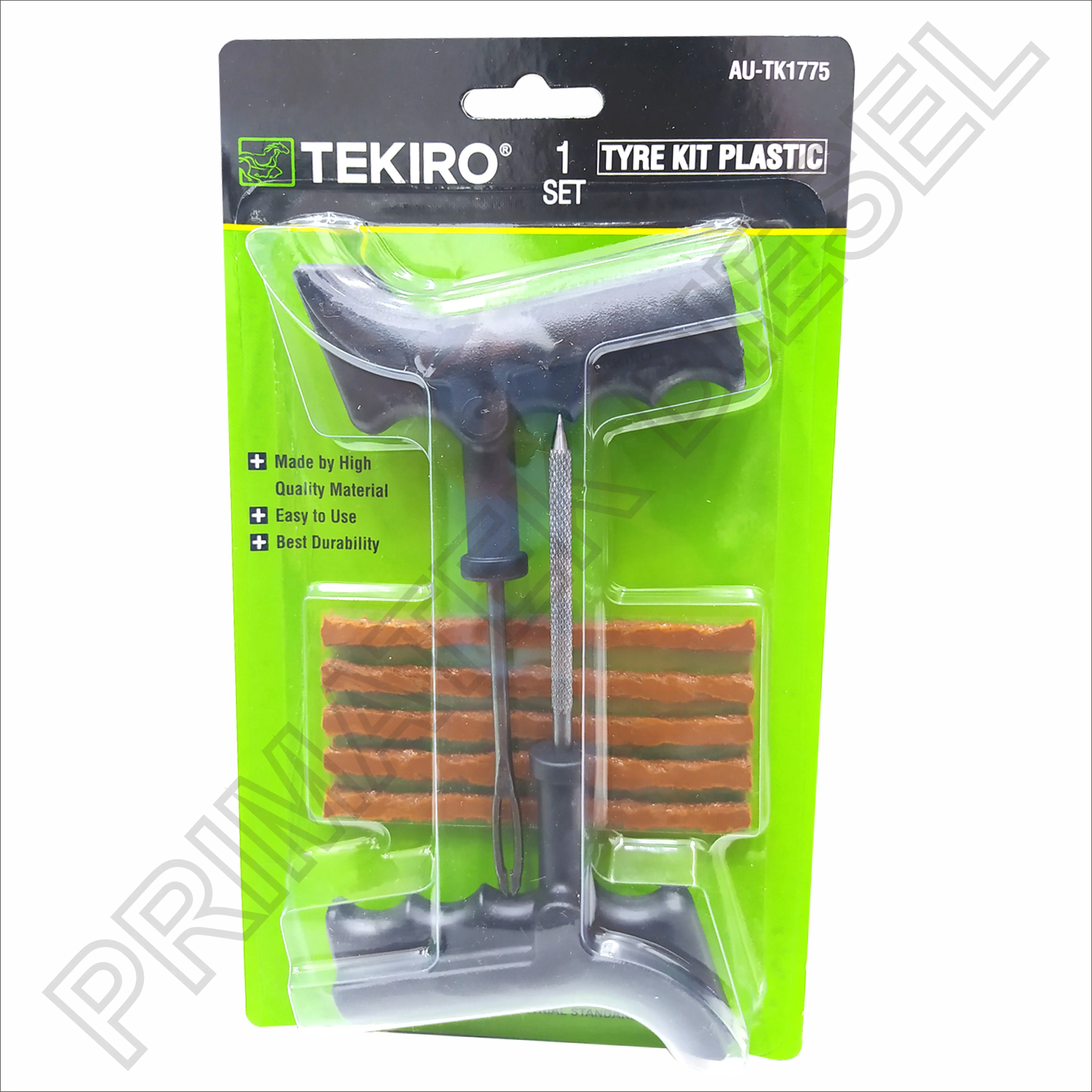 Alat Tambal Ban Tubless Gagang Plastik Set TEKIRO AU - TK1775/Tambal Ban Bocor Tubless Tyre Kit AU - TK1775 TEKIRO