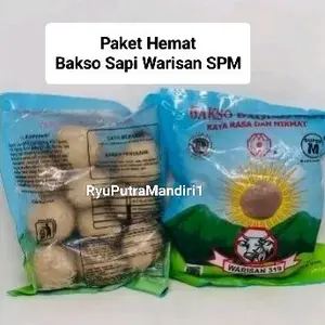 Paket Hemat-Bakso Sapi Warisan SPM Makanan Frozen Food Baso Daging Sapi Halal