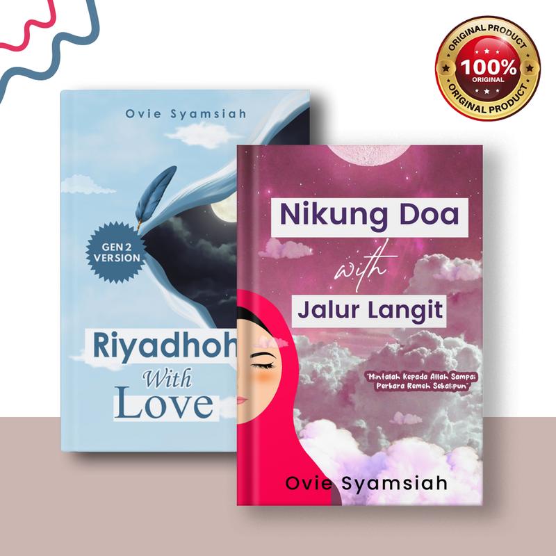 BUNDLING BUKU RIYADHOH WITH LOVE DAN NIKUNG DOA  BY OVIE SYAMSIAH (ORIGINAL) 0