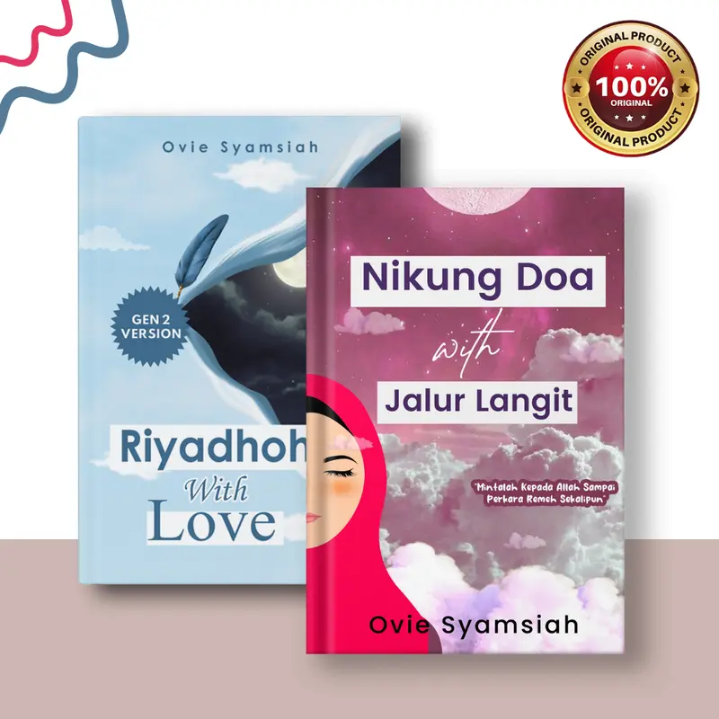 BUNDLING BUKU RIYADHOH WITH LOVE DAN NIKUNG DOA  BY OVIE SYAMSIAH (ORIGINAL) 0