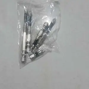 CASTA 5 PCS K5 Pasir Nikel Anti Selip Tahan Benturan Mata Obeng Torsi Ph2 Mata Obeng Kelas Industri Mata Obeng Angin Magnet Kuat