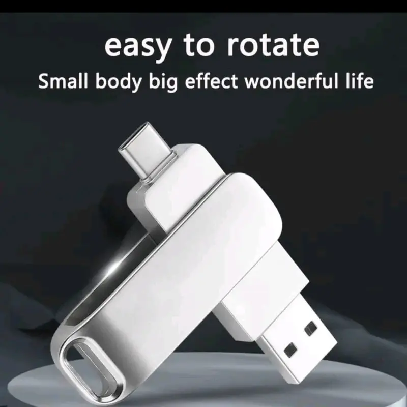 Flashdisk USB 2TB Original 3 in 1 Type C 1TB Penyimpanan Storage 2