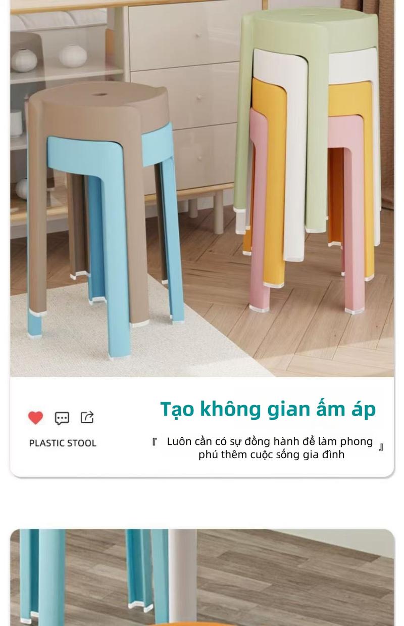 Product Introduction of Ghế Đẩu, Chất Liệu Nhựa Dày, Sử Dụng Trong Gia Đình, Bàn Ăn, Mạnh Mẽ Và Bền, Ghế Đẩu Nấu Ăn, Thiết Kế Đơn Giản, Ghế Đẩu Cao, Phong Cách Bắc Âu, Thích Hợp Cho Phòng Khách, Với Thiết Kế Cối Xay Gió, Kích Thước Nhỏ 12