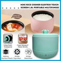 Gambar [MA]Mini Rice Cooker Elektrik 1.8L/MagicCom Touch Screen 450Watt/Penanak Nasi HotPot Bubur Serbaguna - BIRU dari J&Kresmi Kab. Gresik 1 Tokopedia