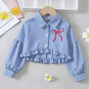 Kemeja Anak Tanggung Perempuan Korean Style Fashion Terbaru 5-14 Tahun Desain Kekinian