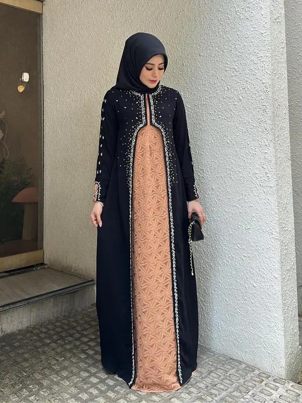 Abaya Faheera oleh Nadeea.id_ Brokat Elegan Mewah untuk Wanita Muslim 2