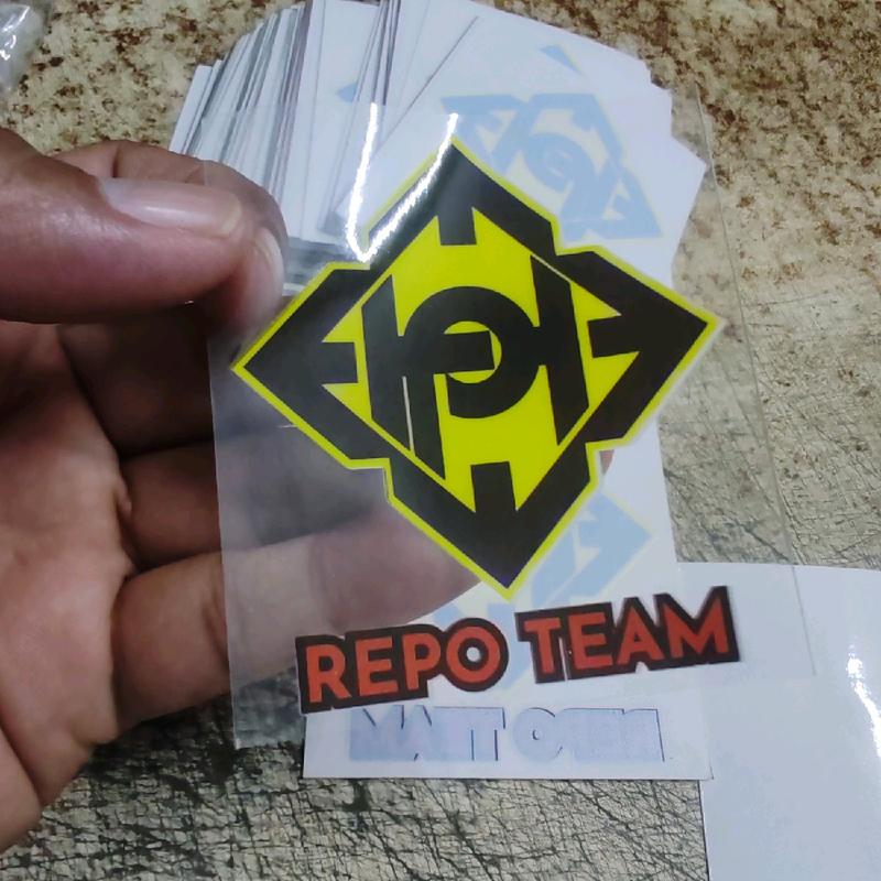 Sticker cermin repo team tampal dalam - TikTok Shop Malaysia