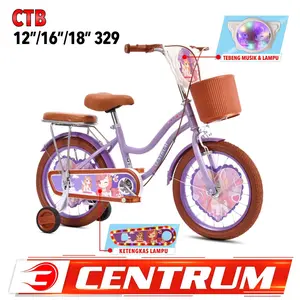 Sepeda Anak Perempuan CENTRUM CTB 315 // 329 Ukuran 12 16 18 Inch Keranjang Usia 2-8 Tahun