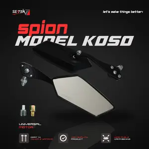SPION KOSO TANGKAI BESI HONDA / YMH UNIVERSAL MOTOR SEVEN Accessories Baut Kaca Motorcycle