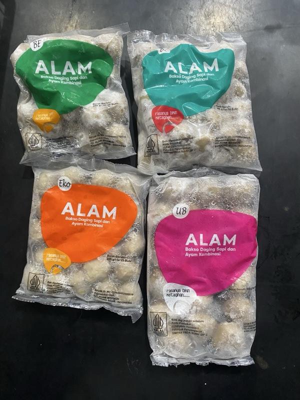 Bakso alam bakso daging sapi dan ayam kombinasi