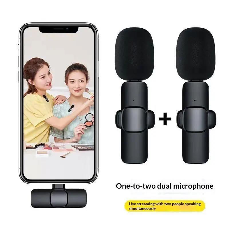 Không Dây Ve Áo Microphone Dễ Dàng Hoạt Động Mini Mic Cho Người Mới Bắt Đầu…