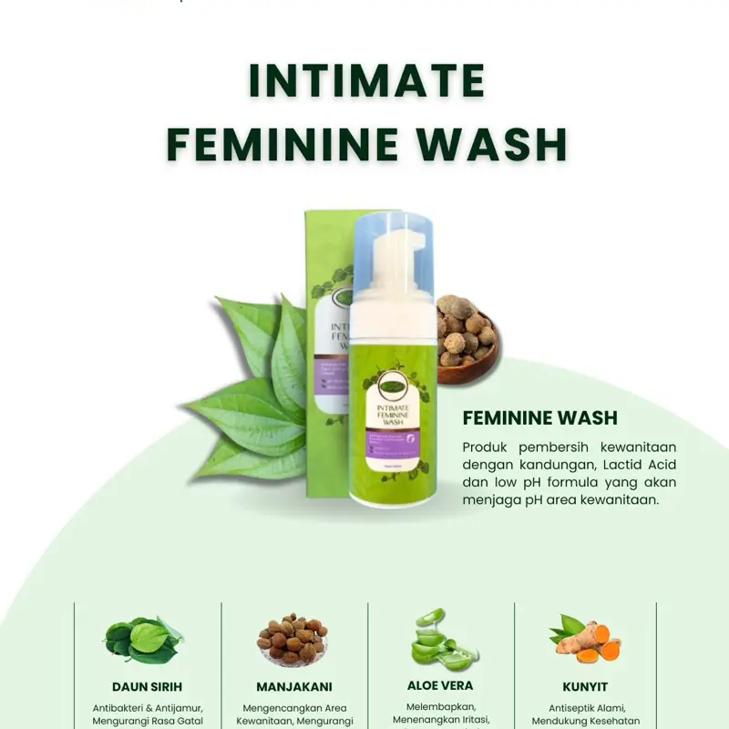 INTIMATE FEMININE WASH ( PEMBERSIH DAERAH KEWANITAAN)