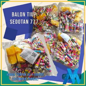 Balon Sedotan 100PCS Mainan Jadul Mainan Grosir Eceran Mainan Mainan Titip Warung