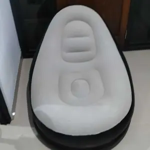 Free Pompa Sofa Angin Santai  Kursi Santai Dengan Sandaran Kaki Sofa tiup single，Sofa berkemah luar ruangan, sofa portabel, mudah disimpan, tidak memakan tempat