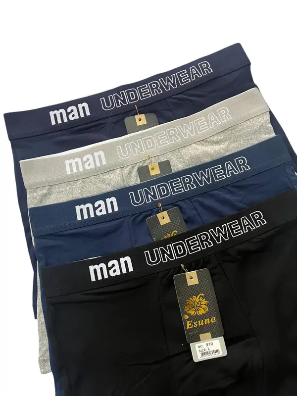 Boxer Pria Katun Laki-Laki Kotak 3-6pcs Motif Cowok Pendek Remaja Dewasa 1
