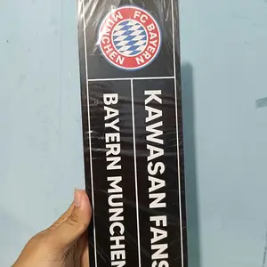 Hiasan Dinding Pintu Kamar Kawasan Fans Bola Ukuran 10x30cm Free Double Tape [HW] - Decorin