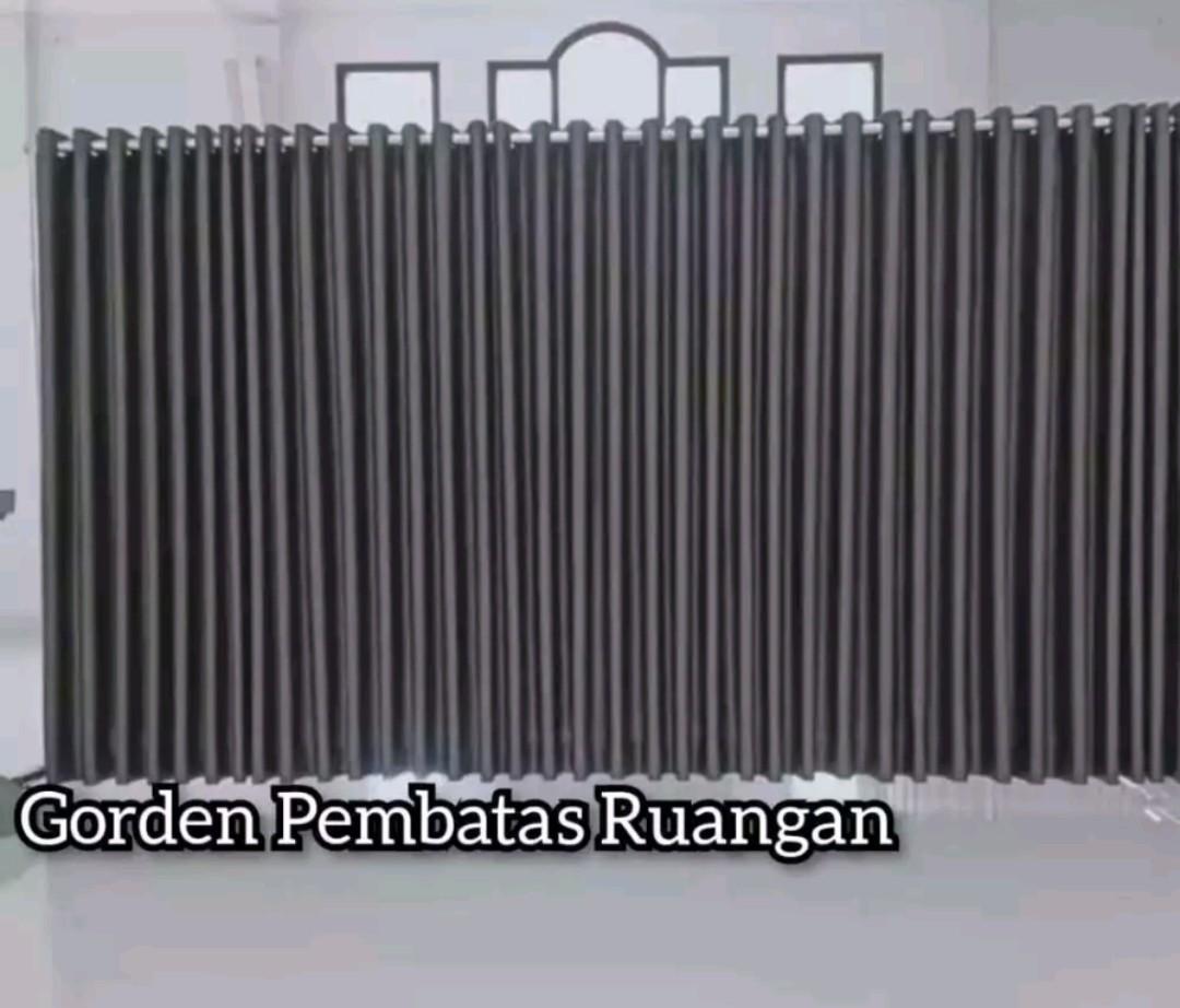 GORDEN PENYEKAT RUANGAN LEBAR 3 METER MODEL SMOKRING GORDEN MASJID