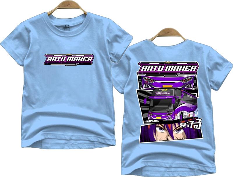 Kaos anak laki laki gambar bus ratu maher baju kaos anak murah usia 2-10 tahun bahan katun 4