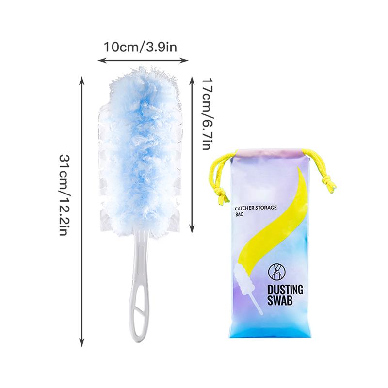 Product Introduction of Electrostatic dust removal duster with adsorption function for sweeping dust, suitable for household and car use. It can be folded and is a magic tool for cleaning cobwebs, fan dust and the like. It's similar to a feather duster. 2