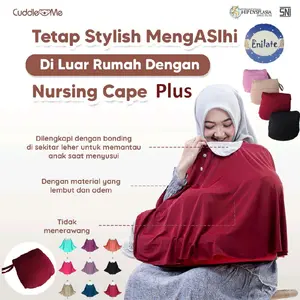 Nursing Cape Cuddle Me Apron Cover Menyusui Bayi