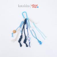 Gambar Katakita Charm Bag / Charm Macrame / Gantungan Tas / BC03 - Blue dari KATAKITA_NEW Kab. Bogor 1 Tokopedia