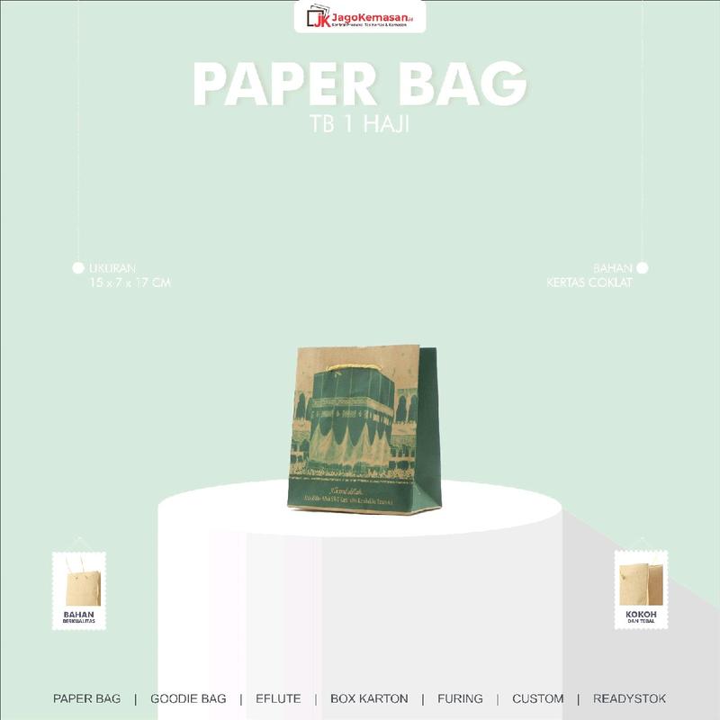 Paperbag Oleh-Oleh Haji dan Umroh berbagai macam Ukuran 3