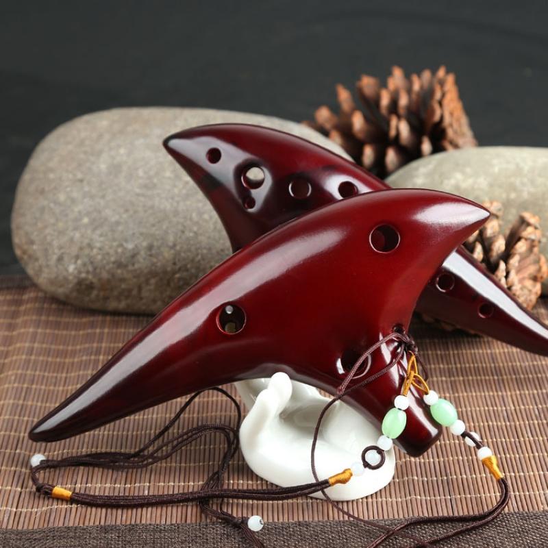 Product Introduction of 1pc,12-hole ocarina middle C key AC Straw smoked flute music school teaching ocarina 12 holes, ancient smoked texture simple exquisi 16
