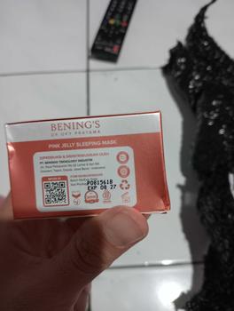 Product Review of (DOKTIF APPROVED) Bening's Pink Jelly Sleeping Mask 2% Argireline - Masker Wajah & Anti Kusam from R**n 2