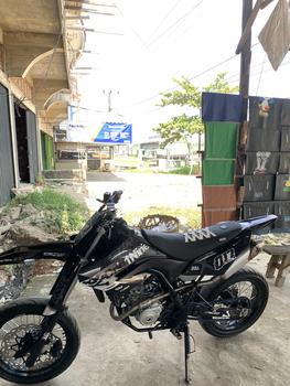 Product Review of Kulit Jok Supersub Extreme Series Hitam Sarung Jok CRF KLX Dtracker WR 155 Kain Jok Motor Trail Supermoto from 7**️ 0
