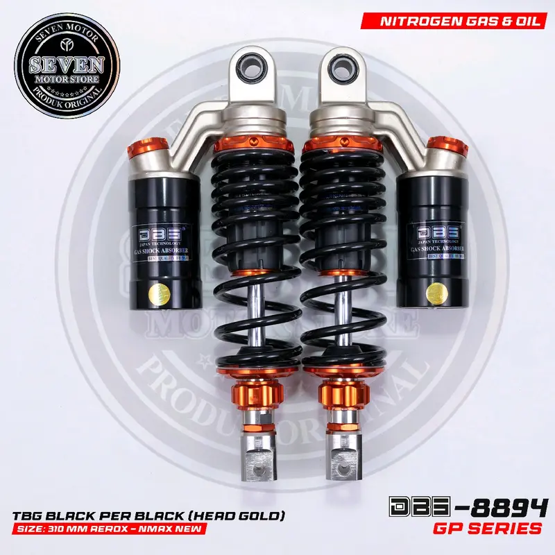Shock Tabung DBS 8894 Gp Series Shock Belakang Nmax Old Pcx150 Aerox155 NmaxNew/2020 Motorcycle Asli double shock 3