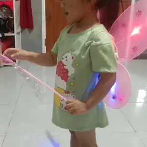 Doodoo Kostum Sayap Peri Kupu Kupu Anak Perempuan Dengan Tongkat Bando Princess