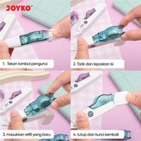 Gambar Pita Koreksi Correction Tape Joyko CT-580 dari Joyko Indonesia Kota Administrasi Jakarta Utara 5 Tokopedia