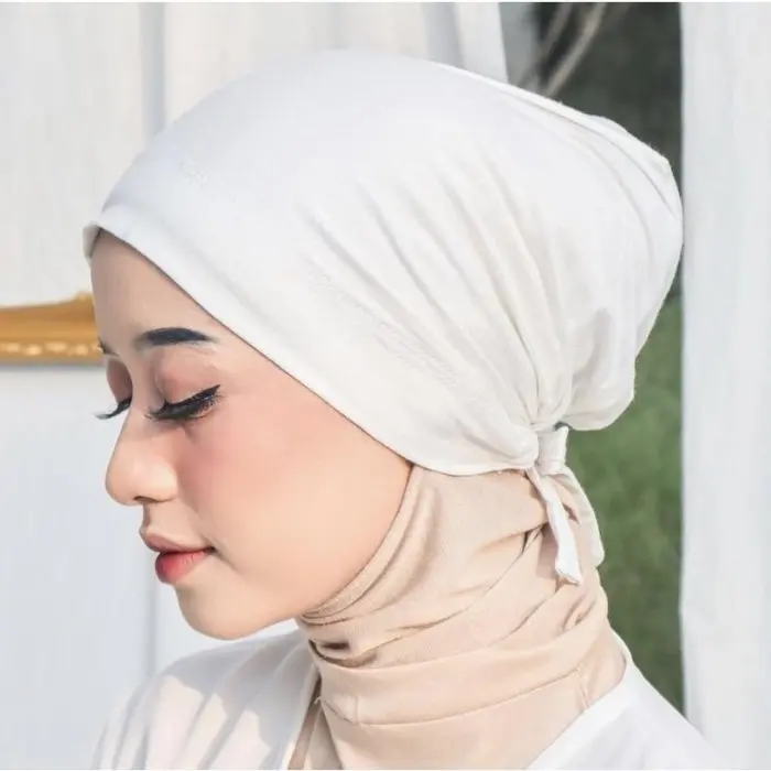 CIPUT BASIC INNER KAOS PREMIUM RAYON LEMBUT INNER HIJAB TALI MUSLIMAH Dalaman Kerudung 7