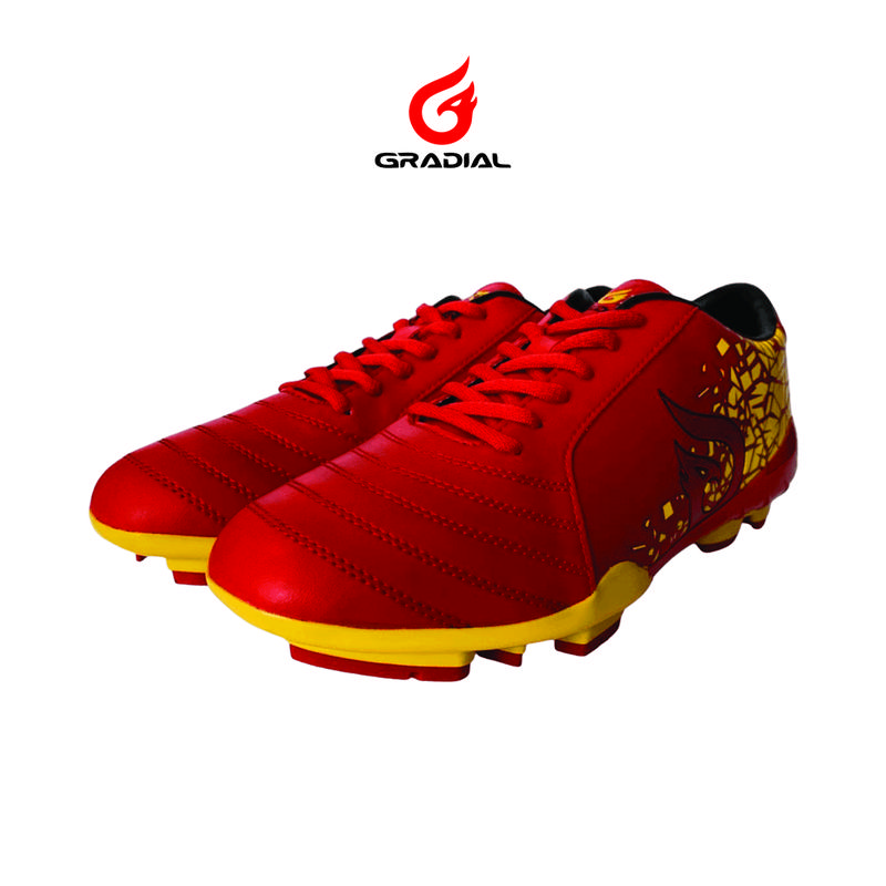 Sepatu Sepak Pria Bola Vinicius Gradial Soccer Merah Original Lokal Boots 2