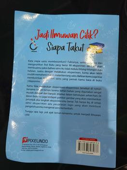 Product Review of BUKU EDUKASI ANAK: JADI ILMUWAN CILIK? SIAPA TAKUT? (99 Eksperimen Sains Asyik untuk Anak) Soft Cover from k**8 1