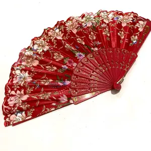 Kipas Gliter Premium Tiongkok China Putih Hitam merah biru pink model jepang spanyol dan korea